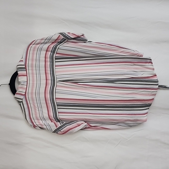Sanctuary Striped Short Sleeved Button Up Size Small - Picture 2 of 4